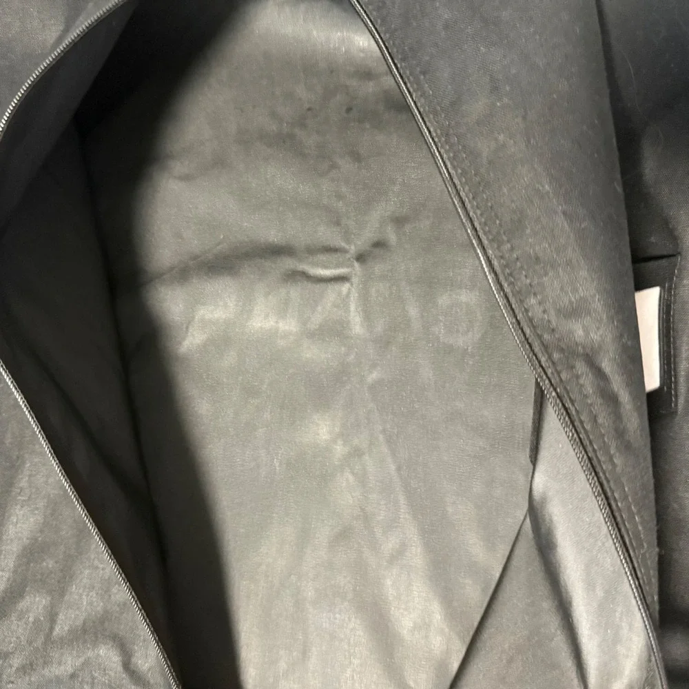 Chanel Black Canvas Garment Bag Foldable Travel Suit Cover with Logo 39x23